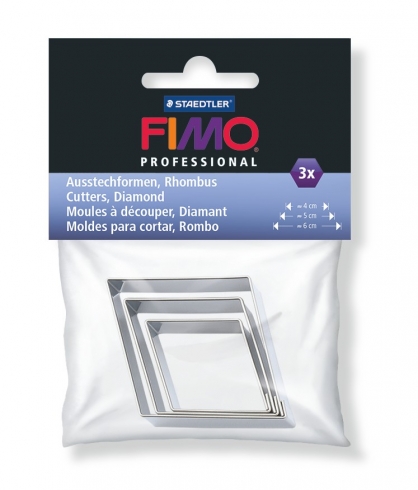 FIMO Professional "Rhombus" Ausstechformen 3 Stück