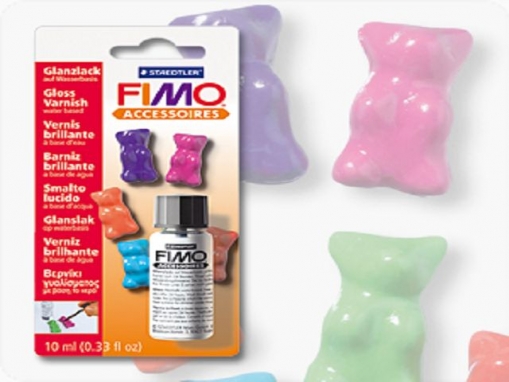 FIMO Glanzlack, 10ml Glas mit Pinsel