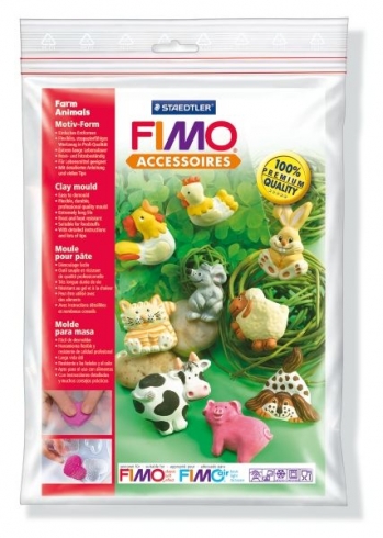 FIMO Modellierform "Tiere aufm Bauernhof"