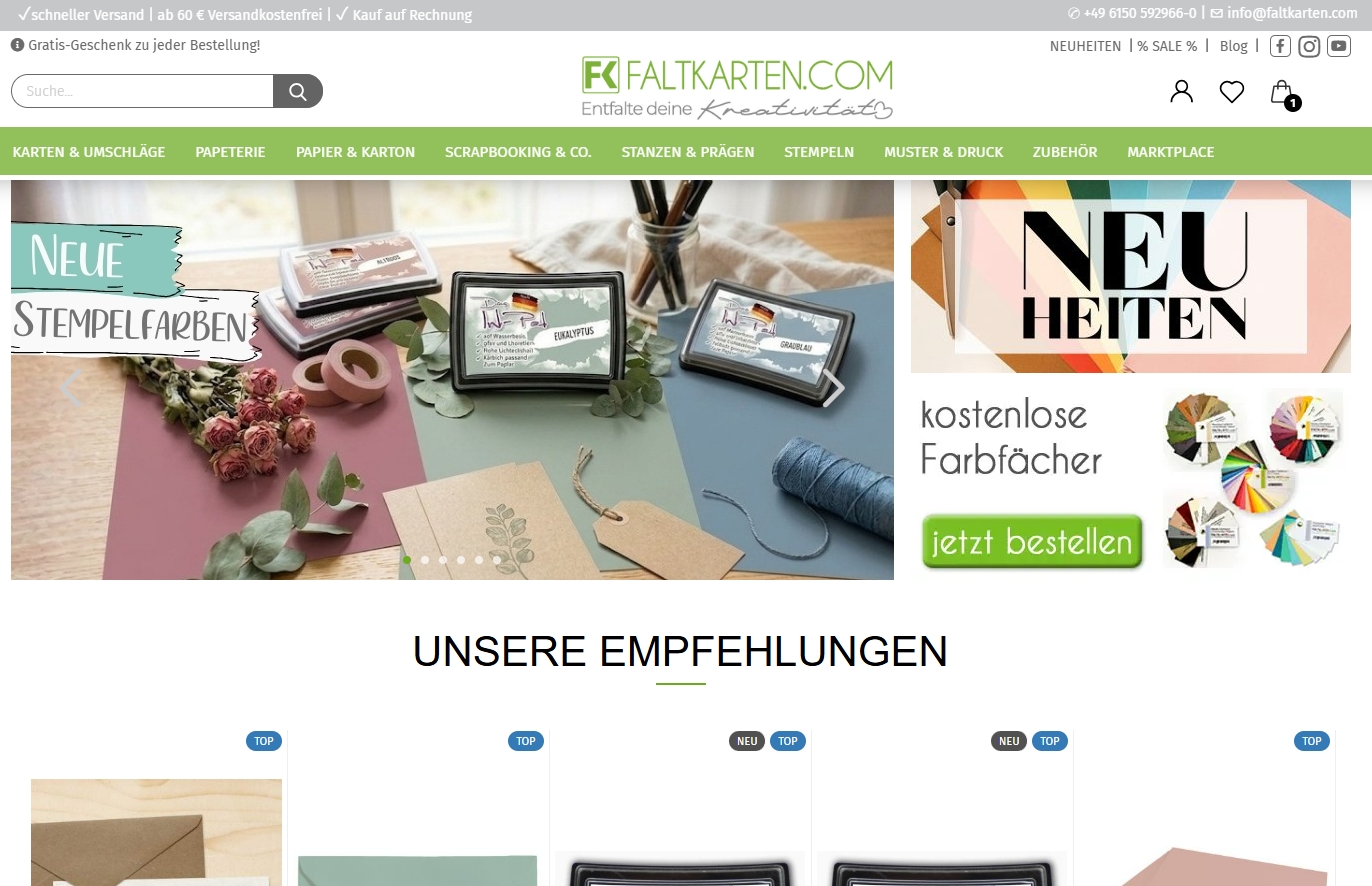 Faltkarten